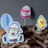 ITH Stickdatei Stabfiguren Ostern