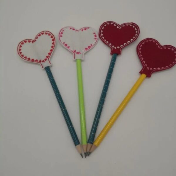 ITH Stickdatei Stiftaufsatz Herz