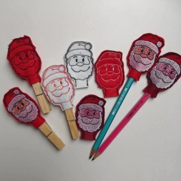 ITH Stickdatei Stiftaufsatz Nikolaus