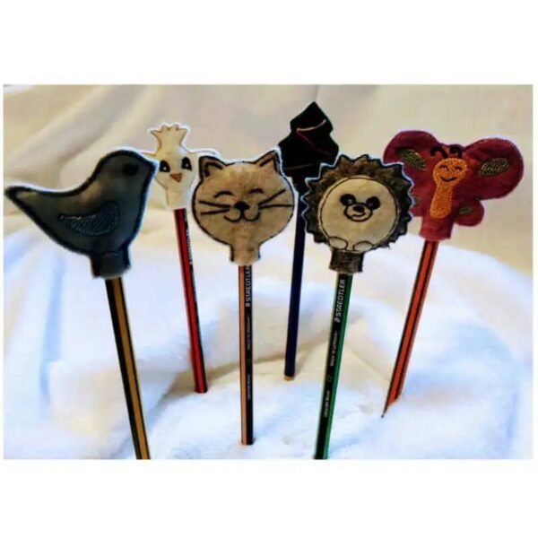 ITH Stickdatei Stiftaufsätze