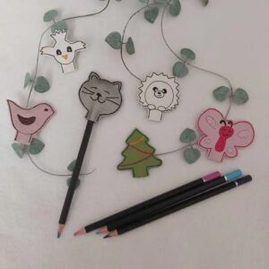 ITH Stickdatei Stiftaufsätze