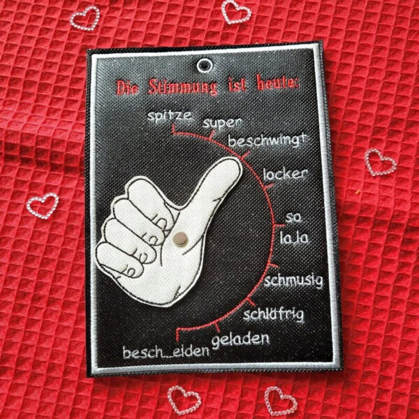 ITH Stickdatei Stimmungsbarometer