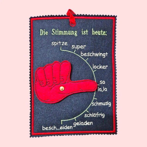 ITH Stickdatei Stimmungsbarometer