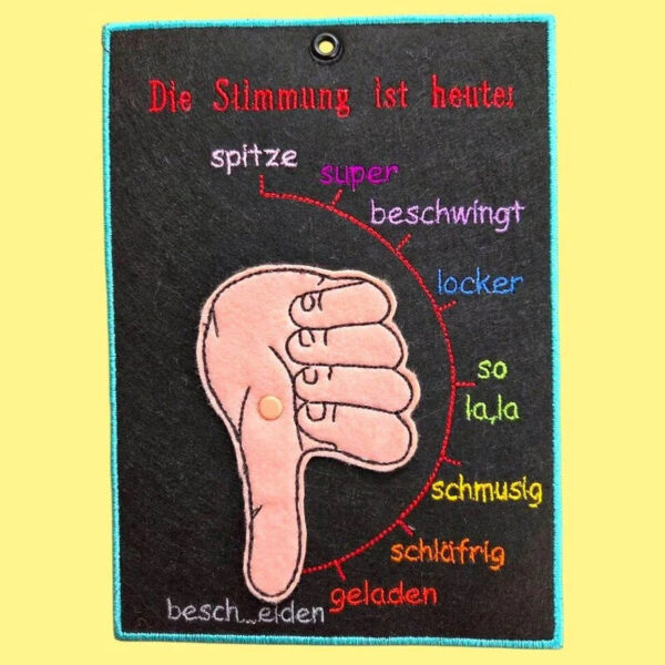 ITH Stickdatei Stimmungsbarometer