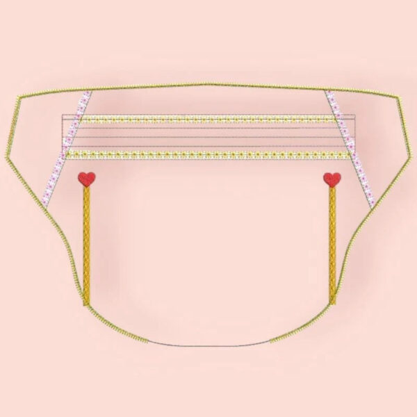 ITH Stickdatei Tasche BellyBag