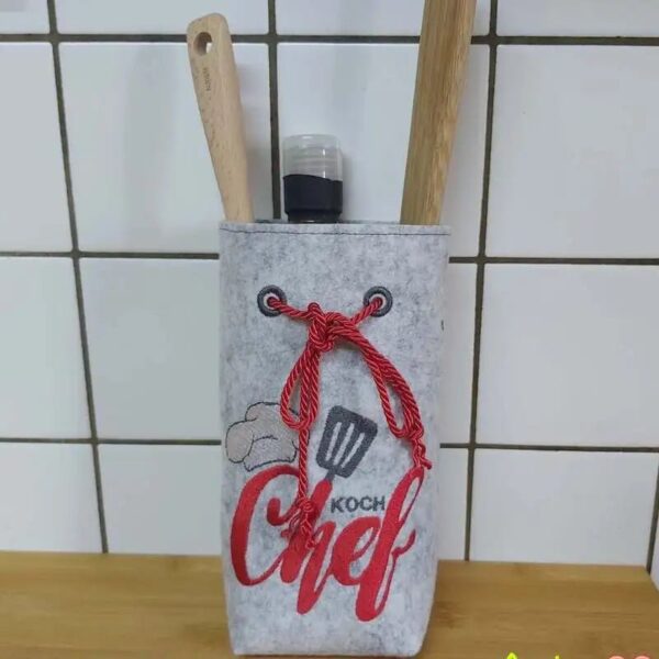 ITH Stickdatei Tasche Filz Flaschentaschen