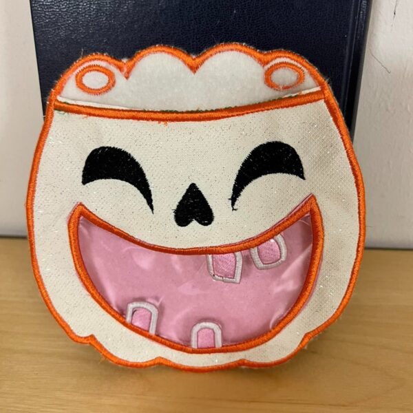 ITH Stickdatei Tasche Halloween Kürbis