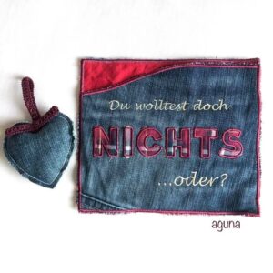 ITH Stickdatei Tasche Hülle Nichts