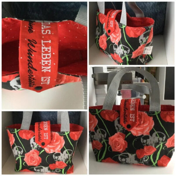 ITH Stickdatei Tasche mit Lasche Blanko eckig