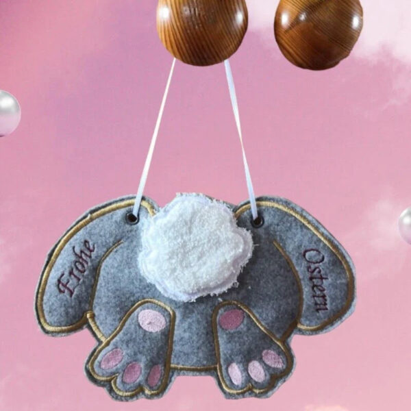 ITH Stickdatei Tassenlounge Hase