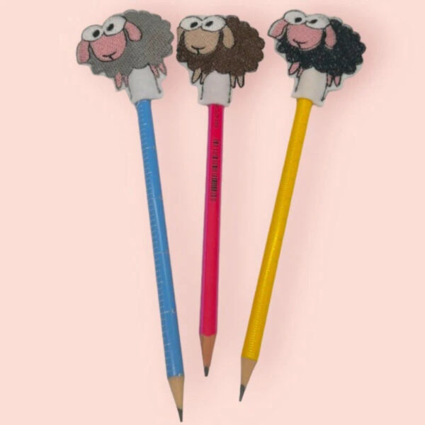 ITH Stickdatei Tiere Stiftaufsatz