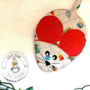 ITH Stickdatei Topflappen Maus – Süßer Maus-Topflappen