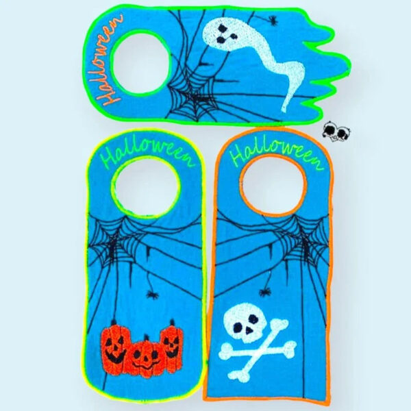 ITH Stickdatei Türanhänger Halloween 6-er