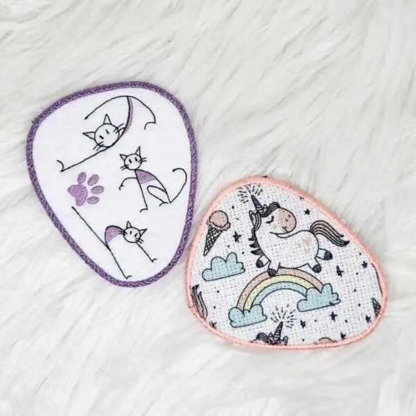 ITH Stickdatei Untersetzer Abrasa Blanko