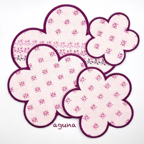 ITH Stickdatei Untersetzer besondere Formen