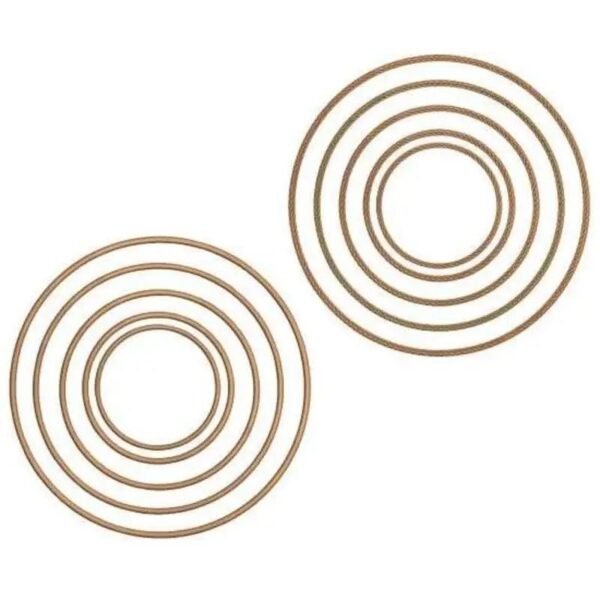 ITH Stickdatei Untersetzer rund Blanko