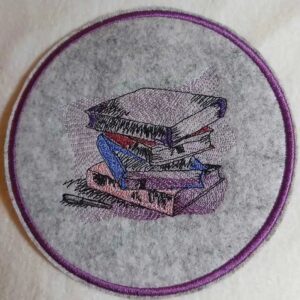 ITH Stickdatei Untersetzer rund Blanko