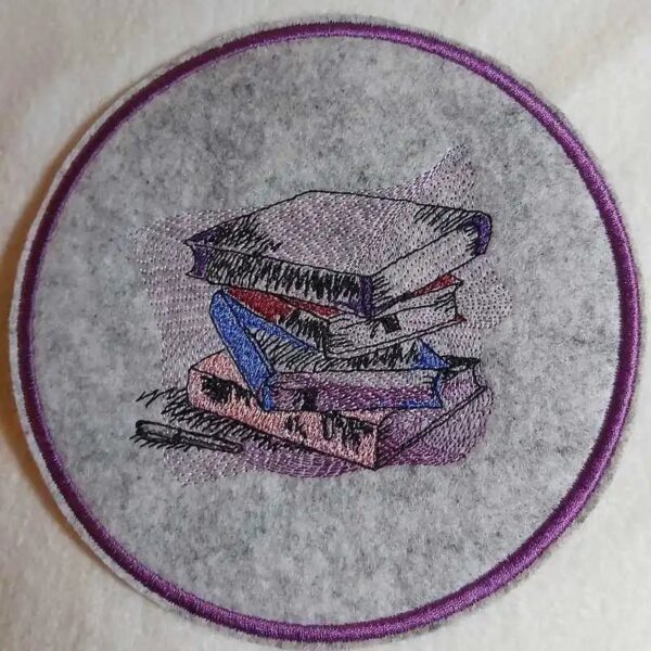 ITH Stickdatei Untersetzer rund Blanko