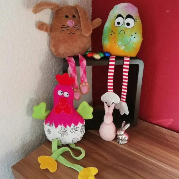 ITH Stickdatei verrückter Hase