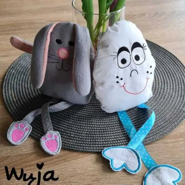 ITH Stickdatei verrückter Hase