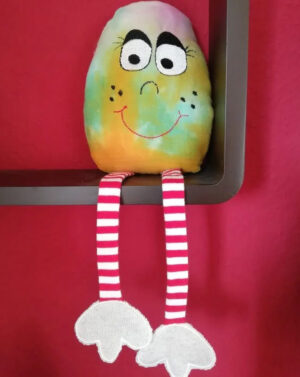 ITH Stickdatei verrücktes Ei