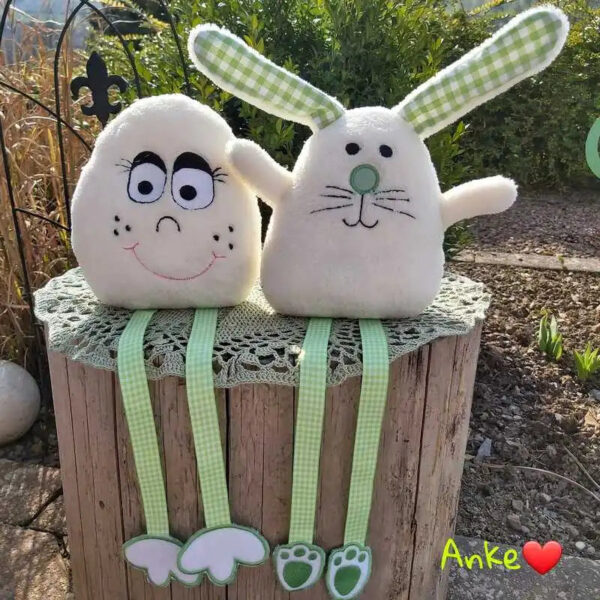 ITH Stickdatei verrücktes Ei