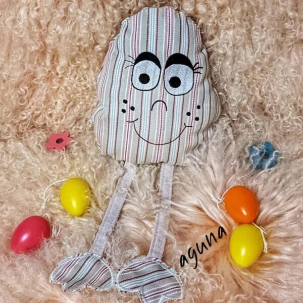 ITH Stickdatei verrücktes Ei