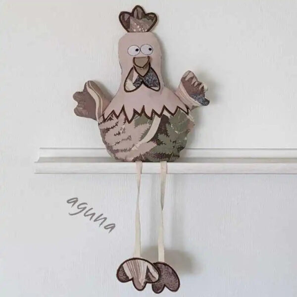 ITH Stickdatei verrücktes Huhn