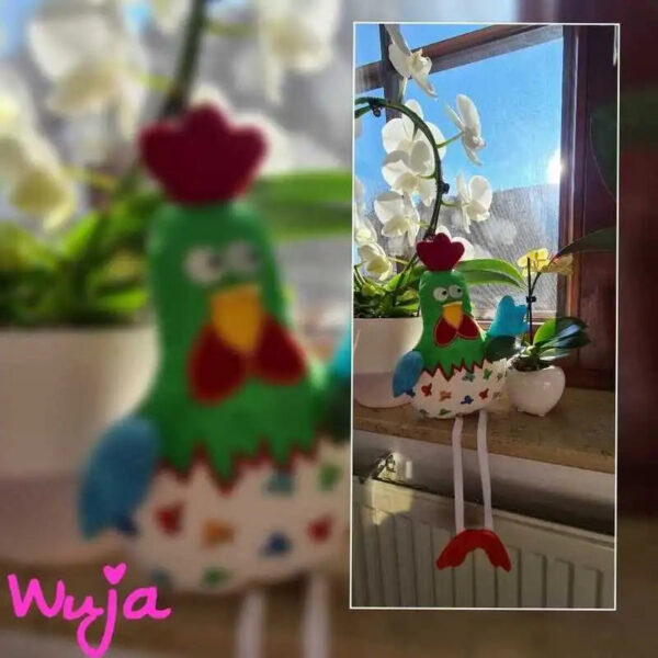 ITH Stickdatei verrücktes Huhn