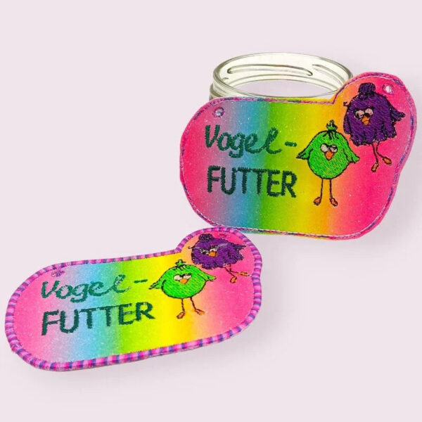 ITH Stickdatei Vögel Anhänger