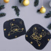 ITH Stickdatei Waschlappen und Waschpads Weihnachten