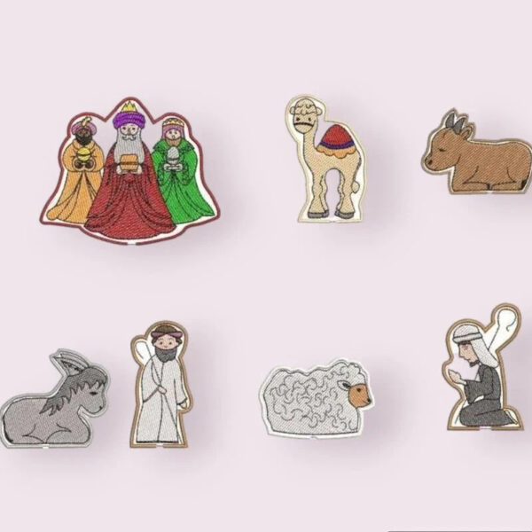 ITH Stickdatei Weihnachtskrippe Figuren-Set