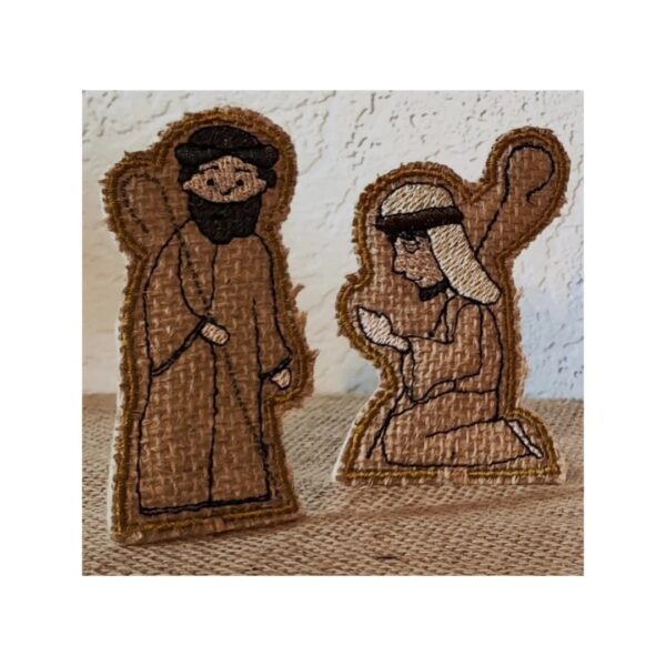 ITH Stickdatei Weihnachtskrippe mit allen Figuren