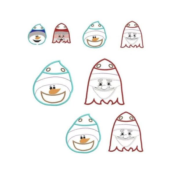 ITH Stickdatei Weihnachtstaschen