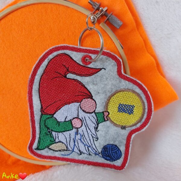 ITH Stickdatei Wichtel Handarbeit