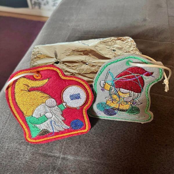 ITH Stickdatei Wichtel Handarbeit