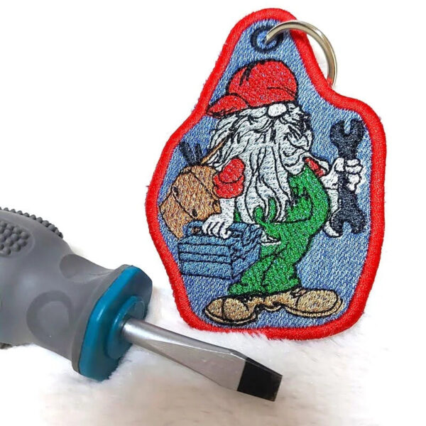 ITH Stickdatei Wichtel Handwerker