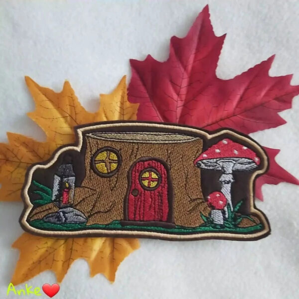 ITH Stickdatei Wichteltüren Herbst