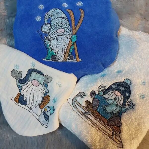 ITH Stickdatei Winter Wichtel