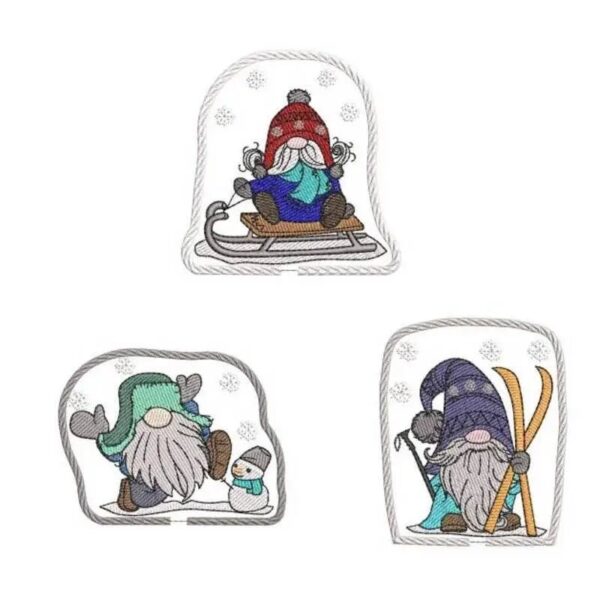 ITH Stickdatei Winter Wichtel