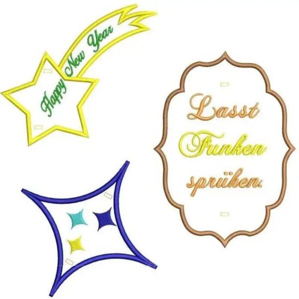 ITH Stickdatei Wunderkerzenhalter