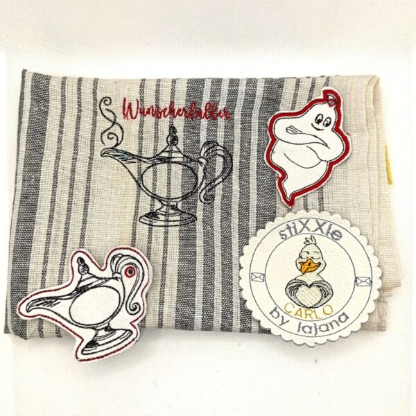 ITH Stickdatei Wunderlampe