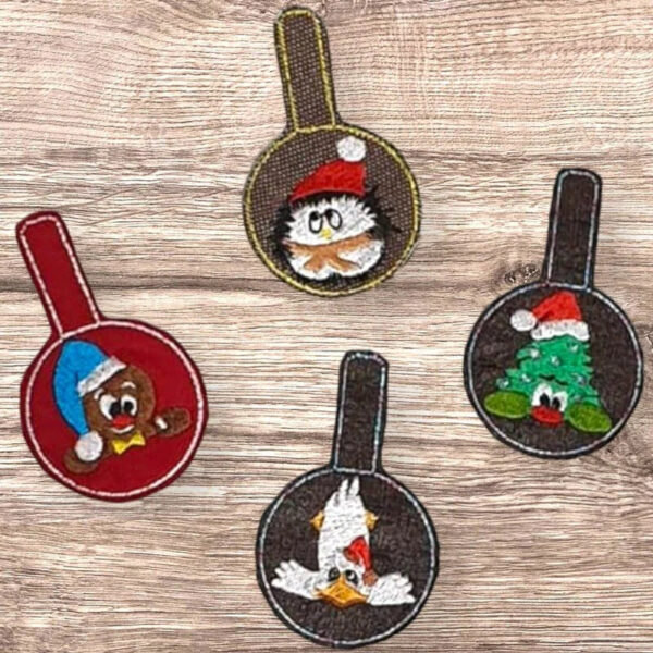 ITH Stickdateien Schlüsselanhänger