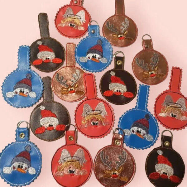 ITH Stickdateien Schlüsselanhänger