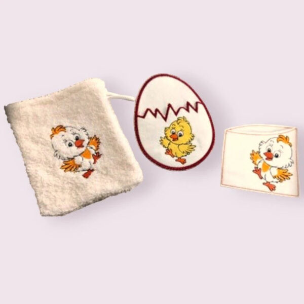 ITH Stickdatei Ostertasche Osterei – Süße Bestecktasche