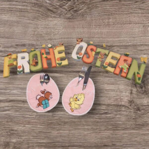 ITH Stickdatei Ostertasche Osterei – Süße Bestecktasche