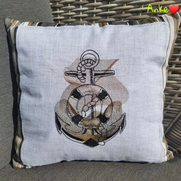 Stickdatei Anker Maritim Vintage