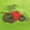 Stickdatei Kürbisse Applikation