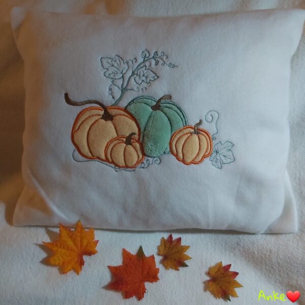 Stickdatei Kürbisse Applikation