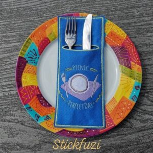 BBQ Grill Stickdatei Set – 9 Motive für Grillschürze & Küchentextilien